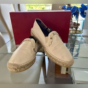SALVATORE FERRAGAMO ESPADRILLES FLAT SHOES